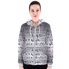 Math Formula Women s Zipper Hoodie