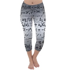 Math Formula Capri Winter Leggings 