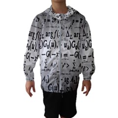 Math Formula Kids  Hooded Windbreaker