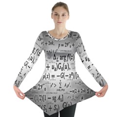 Math Formula Long Sleeve Tunic  by Bedest