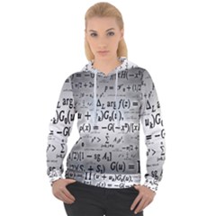 Math Formula Women s Overhead Hoodie