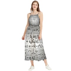 Math Formula Boho Sleeveless Summer Dress by Bedest