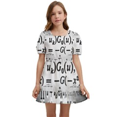 Math Formula Kids  Short Sleeve Dolly Dress by Bedest