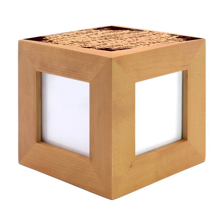 Math Formula Wood Photo Frame Cube