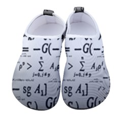 Math Formula Men s Sock-style Water Shoes by Bedest