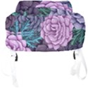 Purple Rose Retro Floral Flower Full Print Backpack View4