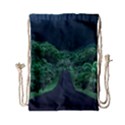 Jungle Road Hawaii Asphalt Mountains Green Drawstring Bag (Small) View2