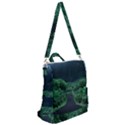 Jungle Road Hawaii Asphalt Mountains Green Crossbody Backpack View2