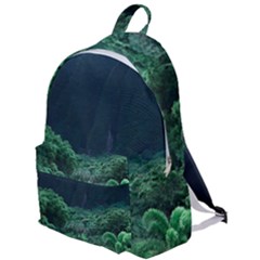 Jungle Road Hawaii Asphalt Mountains Green The Plain Backpack by Bedest