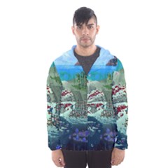 The Overworld Aurora Subnautica Men s Hooded Windbreaker by Bedest