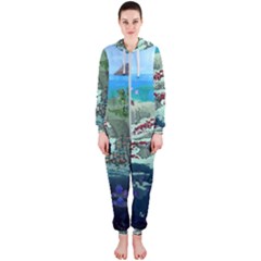 The Overworld Aurora Subnautica Hooded Jumpsuit (ladies)