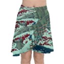 The Overworld Aurora Subnautica Chiffon Wrap Front Skirt View1