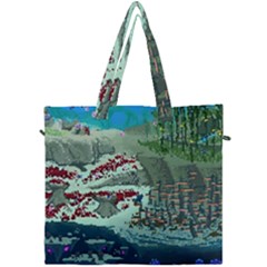 The Overworld Aurora Subnautica Canvas Travel Bag by Bedest