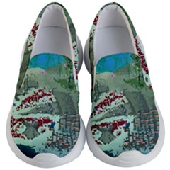 The Overworld Aurora Subnautica Kids Lightweight Slip Ons by Bedest