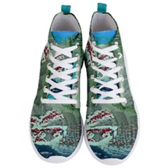 The Overworld Aurora Subnautica Men s Lightweight High Top Sneakers by Bedest