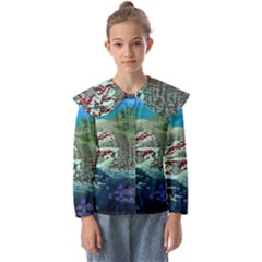 The Overworld Aurora Subnautica Kids  Peter Pan Collar Blouse by Bedest