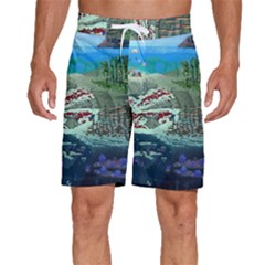 The Overworld Aurora Subnautica Men s Beach Shorts by Bedest