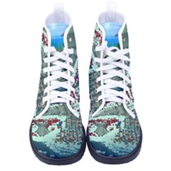 The Overworld Aurora Subnautica Women s High-top Canvas Sneakers by Bedest