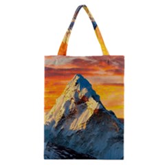 Himalaya Nature Mountain Classic Tote Bag by Bedest