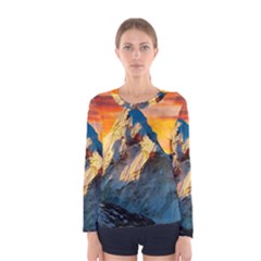 Himalaya Nature Mountain Women s Long Sleeve T-shirt