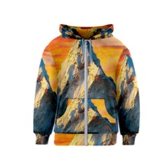 Himalaya Nature Mountain Kids  Zipper Hoodie