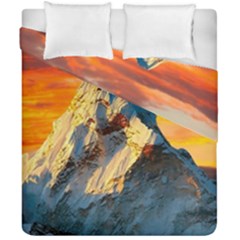 Himalaya Nature Mountain Duvet Cover Double Side (california King Size) by Bedest