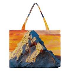 Himalaya Nature Mountain Medium Tote Bag by Bedest