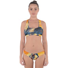 Himalaya Nature Mountain Cross Back Hipster Bikini Set by Bedest