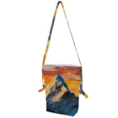 Himalaya Nature Mountain Folding Shoulder Bag by Bedest