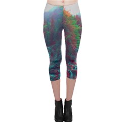 Foroest Nature Trippy Capri Leggings  by Bedest