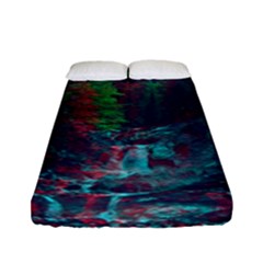 Foroest Nature Trippy Fitted Sheet (full/ Double Size) by Bedest