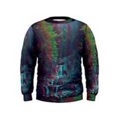 Foroest Nature Trippy Kids  Sweatshirt