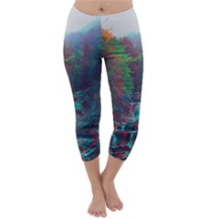 Foroest Nature Trippy Capri Winter Leggings  by Bedest