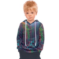 Foroest Nature Trippy Kids  Overhead Hoodie