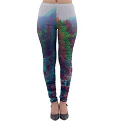 Foroest Nature Trippy Lightweight Velour Leggings by Bedest