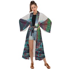 Foroest Nature Trippy Maxi Kimono by Bedest