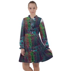 Foroest Nature Trippy All Frills Dress by Bedest