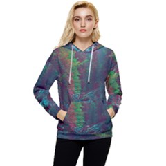 Foroest Nature Trippy Women s Lightweight Drawstring Hoodie