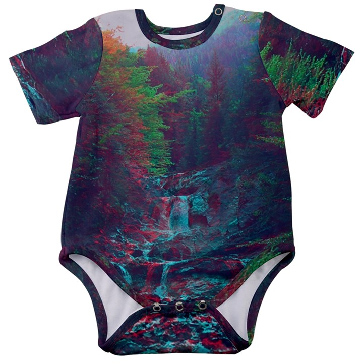 Foroest Nature Trippy Baby Short Sleeve Bodysuit