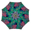 Planet Psychedelic Art Psicodelia Automatic Folding Umbrella with Case (Medium) View1