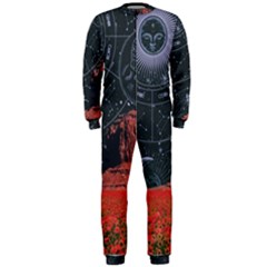 Astrology Surreal Surrealism Trippy Visual Art Onepiece Jumpsuit (men) by Bedest