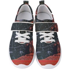 Astrology Surreal Surrealism Trippy Visual Art Men s Velcro Strap Shoes by Bedest