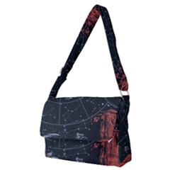 Astrology Surreal Surrealism Trippy Visual Art Full Print Messenger Bag (m) by Bedest