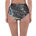 Abstract Colorful Texture Reversible High-Waist Bikini Bottoms View4