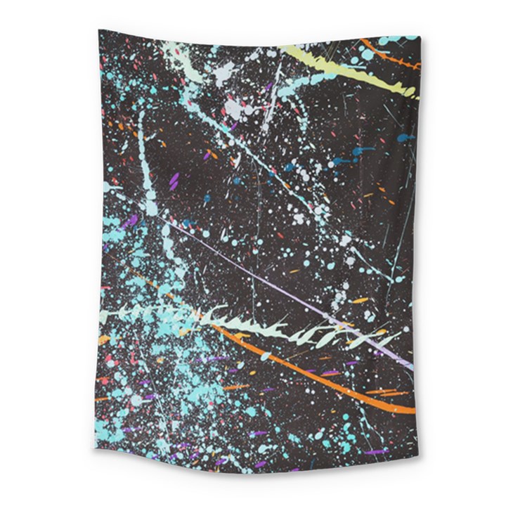 Abstract Colorful Texture Medium Tapestry