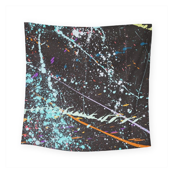 Abstract Colorful Texture Square Tapestry (Small)