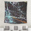 Abstract Colorful Texture Square Tapestry (Large) View2