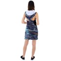 Abstract Colorful Texture Racer Back Hoodie Dress View2