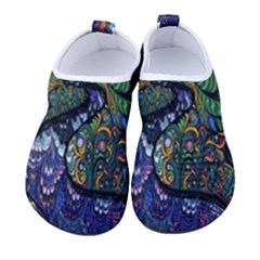 Psychedelic Digital Art Artwork Landscape Colorful Kids  Sock-style Water Shoes by Bedest