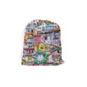 Menton Old Town France Drawstring Pouch (Medium) View2